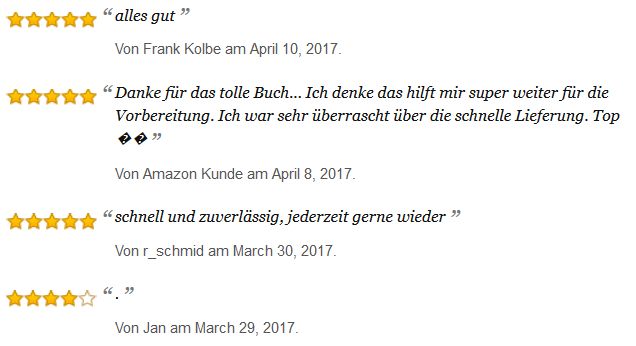 Amazon Shop Bewertungen